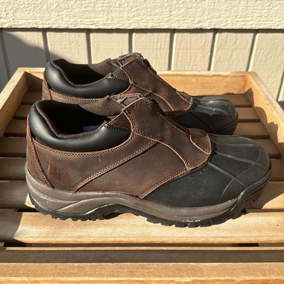 Propet Blizzard Ankle Zip Brown/Black Mens size 10 - Picture 2 of 5